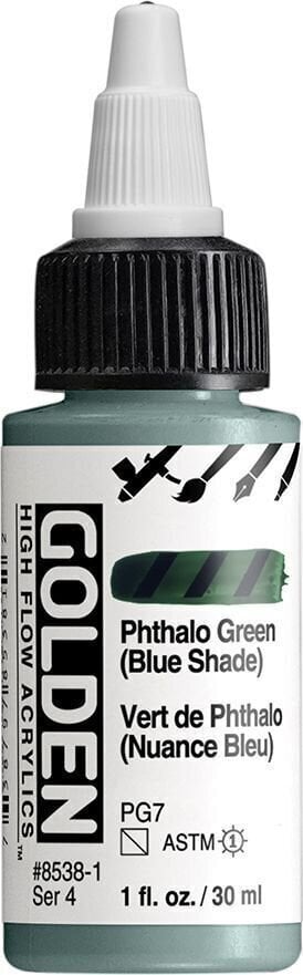 Akrilna boja Golden Artist Colors High Flow Akrilna boja Phthalo Green (Blue Shade) 30 ml 1 kom