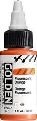 Acrylic Paint Golden Artist Colors High Flow Acrylic Paint Fluorescent Orange 30 ml 1 pc