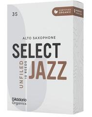 Alto Saxophone Reed D'Addario-Woodwinds Organic Select Jazz Unfiled 3S Alto Saxophone Reed