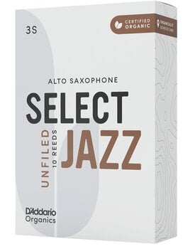 Stroik do saksafonu altowego D'Addario-Woodwinds Organic Select Jazz Unfiled 3S Stroik do saksafonu altowego - 1