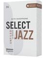 D'Addario-Woodwinds Organic Select Jazz Unfiled 3S Alto Saxophone Reed