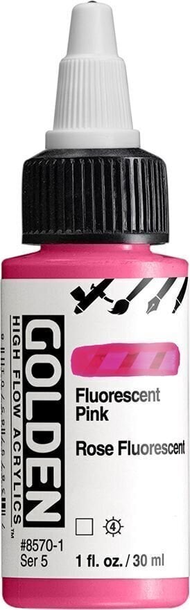 Golden Artist Colors High Flow Akrylová barva Fluorescent Pink 30 ml 1 ks
