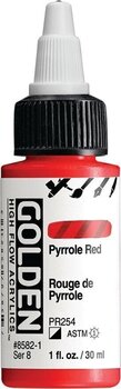 Culoare acrilică Golden Artist Colors High Flow Vopsea acrilică Pyrrole Red 30 ml 1 buc. - 1