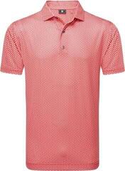Polo košile Footjoy Houndstooth Geo Lisle Mens Hibiscus