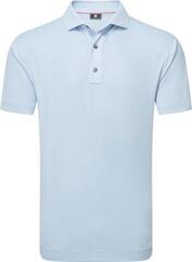Polo majica Footjoy Etched Texture Print Lisle Mens Skyway