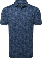 Polo majica Footjoy Pop Camo Lisle Mens Dark Denim