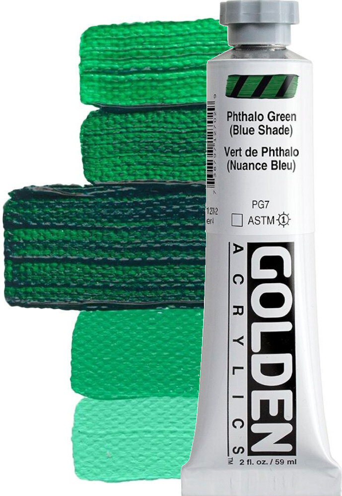 Akrylmaling Golden Artist Colors Heavy Body Akrylmaling Phthalo Green (Blue Shade) 59 ml 1 Stk.