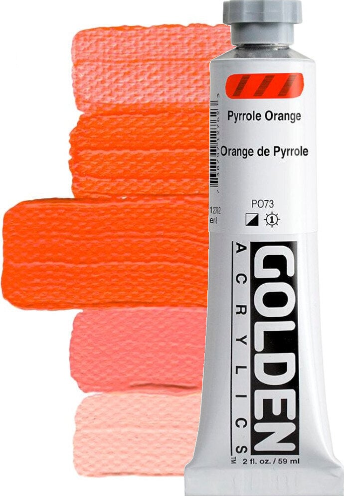 Akrilna boja Golden Artist Colors Heavy Body Акрилне боје Pyrrole Orange 59 ml 1 kom