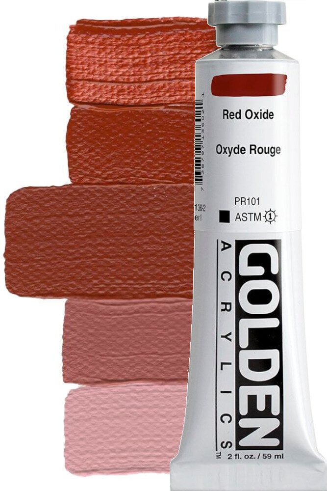 Tinta acrílica Golden Artist Colors Heavy Body Tinta acrílica Red Oxide 59 ml 1 un.