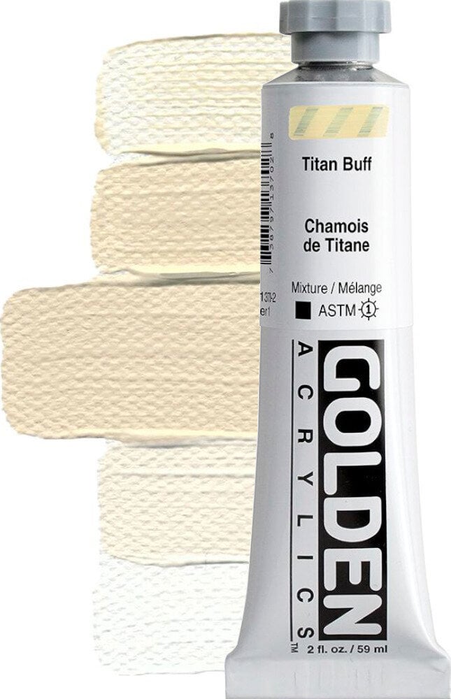 Acrylic Paint Golden Artist Colors Heavy Body Acrylic Paint Titaanbuff 59 ml 1 pc