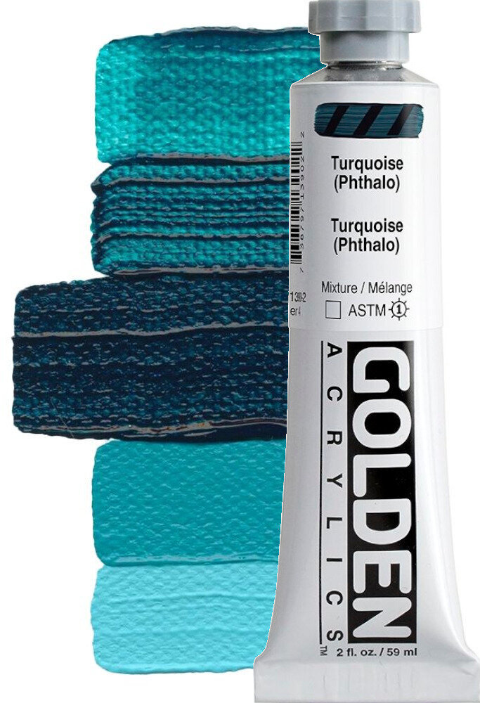 Akrilna boja Golden Artist Colors Heavy Body Akrilna boja Turquoise (Phthalo) 59 ml 1 kom