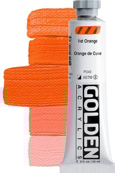 Culoare acrilică Golden Artist Colors Heavy Body Vopsea acrilică Vat Orange 59 ml 1 buc. - 1