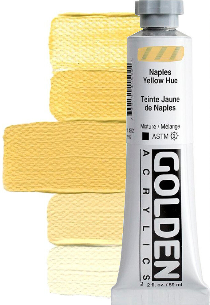 Acrylfarbe Golden Artist Colors Heavy Body Acrylfarbe Naples Yellow Hue 59 ml 1 stk