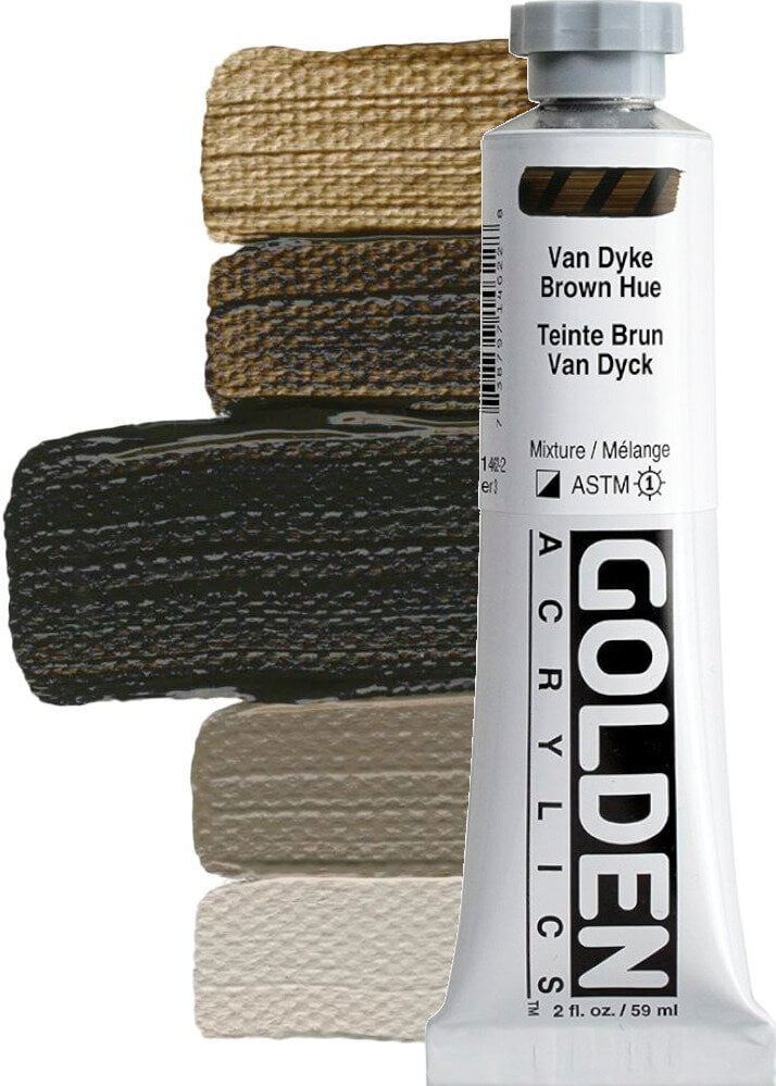 Akrilna boja Golden Artist Colors Heavy Body Akrilna boja Van Dyke Brown Hue 59 ml 1 kom