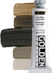 Akrilna barva Golden Artist Colors Heavy Body Akrilna barva Van Dyke Brown Hue 59 ml 1 kos