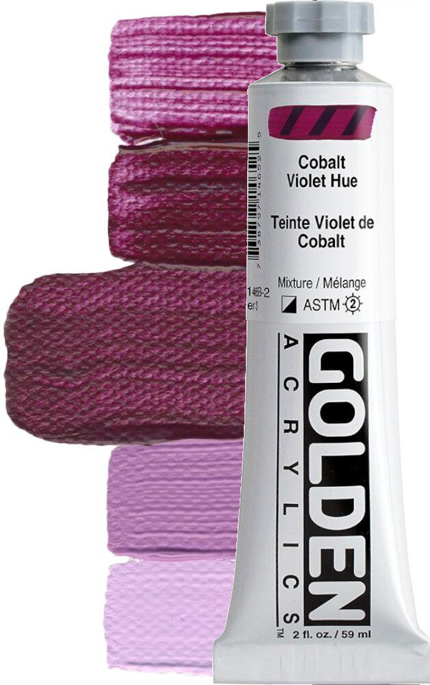 Akrylová barva Golden Artist Colors Heavy Body Akrylová barva Cobalt Violet Hue 59 ml 1 ks