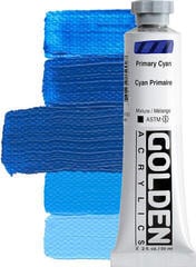 Acrylic Paint Golden Artist Colors Heavy Body Acrylic Paint Primary Cyan 59 ml 1 pc