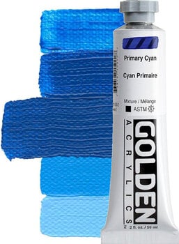 Akrylová farba Golden Artist Colors Heavy Body Akrylová farba Primary Cyan 59 ml 1 ks - 1