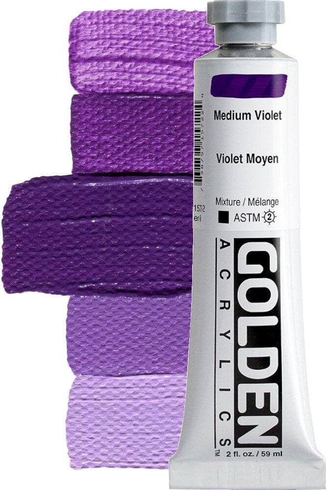 Akrilna boja Golden Artist Colors Heavy Body Акрилне боје Medium Violet 59 ml 1 kom