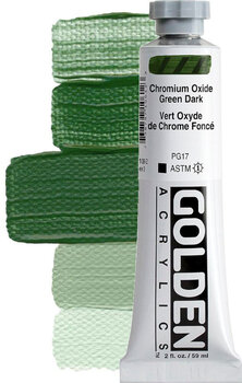 Akrylová barva Golden Artist Colors Heavy Body Akrylová barva Chromium Oxide Green Dark 59 ml 1 ks - 1