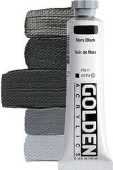 Acrylic Paint Golden Artist Colors Heavy Body Acrylic Paint Mars Black 59 ml 1 pc