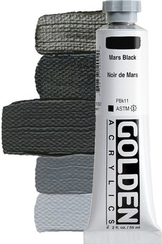 Akriliniai dažai Golden Artist Colors Heavy Body Acryl Paint Mars Black 59 ml - 1