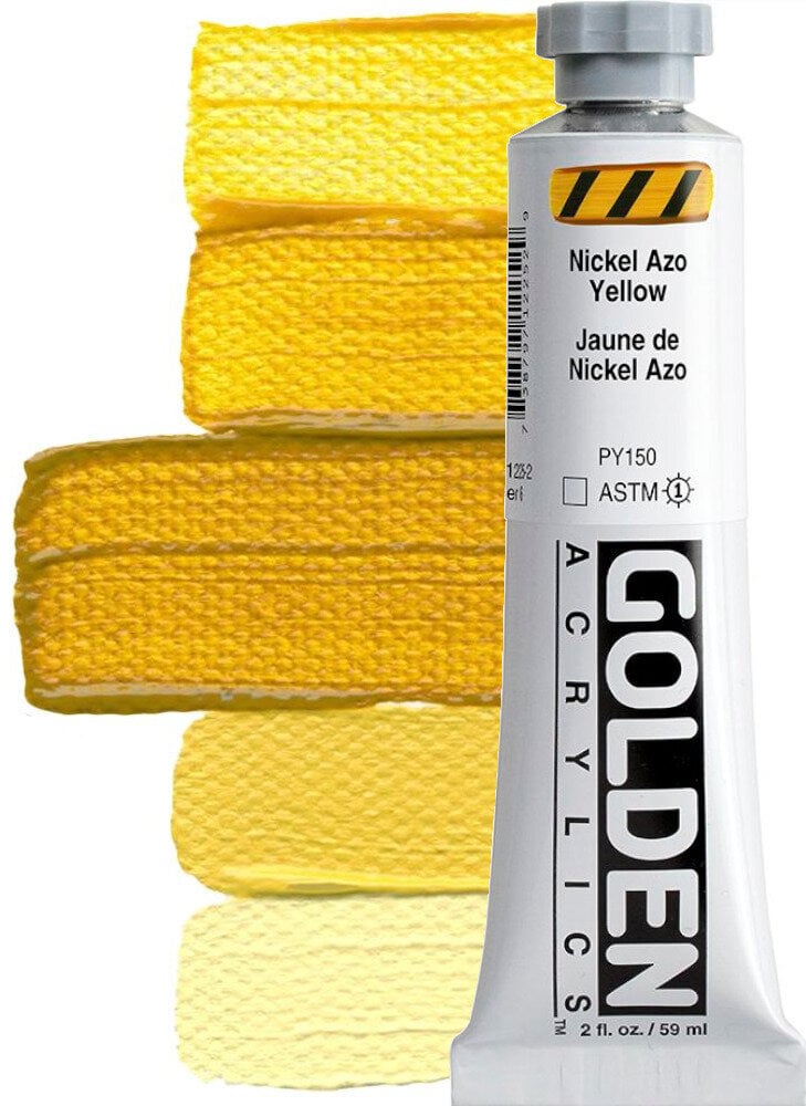 Farba akrylowa Golden Artist Colors Heavy Body Farba akrylowa Nickel Azo Yellow 59 ml 1 szt.