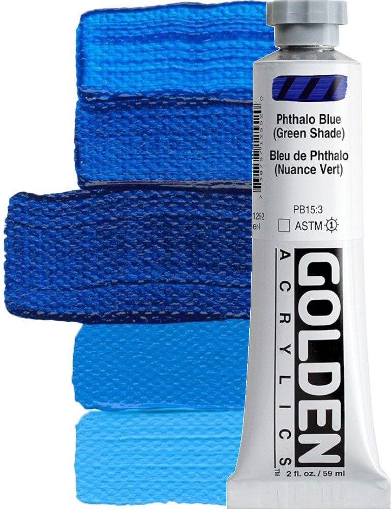Akrilna boja Golden Artist Colors Heavy Body Akrilna boja Phthalo Blue (Green Shade) 59 ml 1 kom