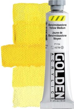 Culoare acrilică Golden Artist Colors Heavy Body Vopsea acrilică Benzimidazolone Yellow Medium 59 ml 1 buc. - 1