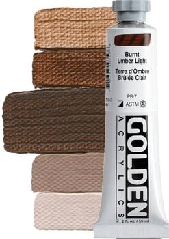 Culoare acrilică Golden Artist Colors Heavy Body Vopsea acrilică Burnt Umber Light 59 ml 1 buc. - 1