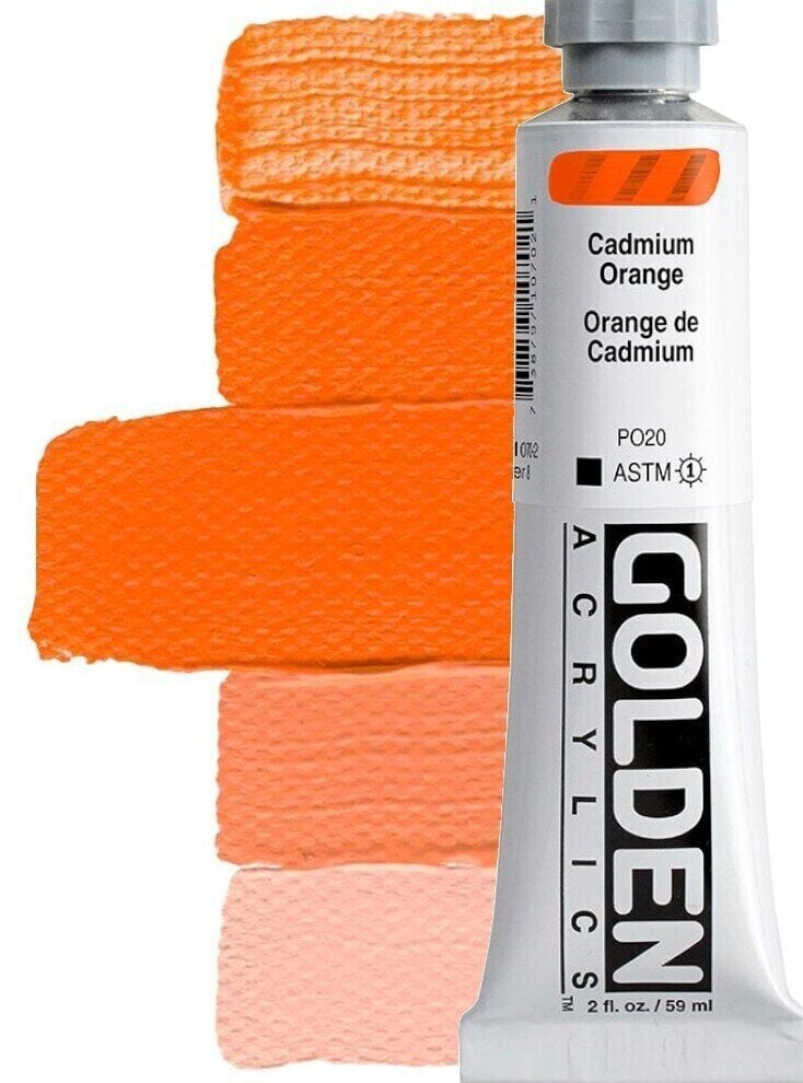 Culoare acrilică Golden Artist Colors Heavy Body Vopsea acrilică Cadmium Orange 59 ml 1 buc.
