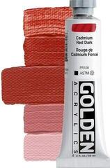 Pintura acrílica Golden Artist Colors Heavy Body Acrylic Paint Cadmium Red Dark 59 ml 1 ud.