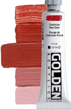 Akrylová barva Golden Artist Colors Heavy Body Akrylová barva Cadmium Red Dark 59 ml 1 ks - 1