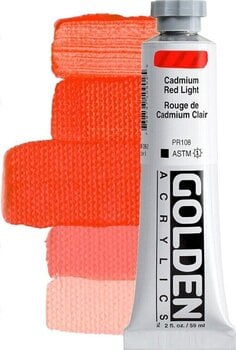 Acrylic Paint Golden Artist Colors Heavy Body Acrylic Paint Cadmium Red Light 59 ml 1 pc - 1
