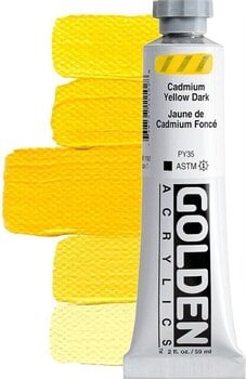 Tinta acrílica Golden Artist Colors Heavy Body Tinta acrílica Cadmium Yellow Dark 59 ml 1 un. - 1