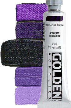 Culoare acrilică Golden Artist Colors Heavy Body Vopsea acrilică Dioxazine Purple 59 ml 1 buc. - 1