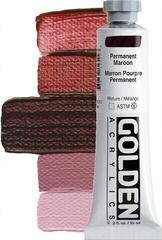 Akrilna barva Golden Artist Colors Heavy Body Akrilna barva Permanent Maroon 59 ml 1 kos
