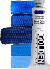 Acrylic Paint Golden Artist Colors Heavy Body Acrylic Paint Phthalo Blue (Red Shade) 59 ml 1 pc