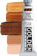 Akrilna boja Golden Artist Colors Heavy Body Akrilna boja Transparent Brown Iron Oxide 59 ml 1 kom