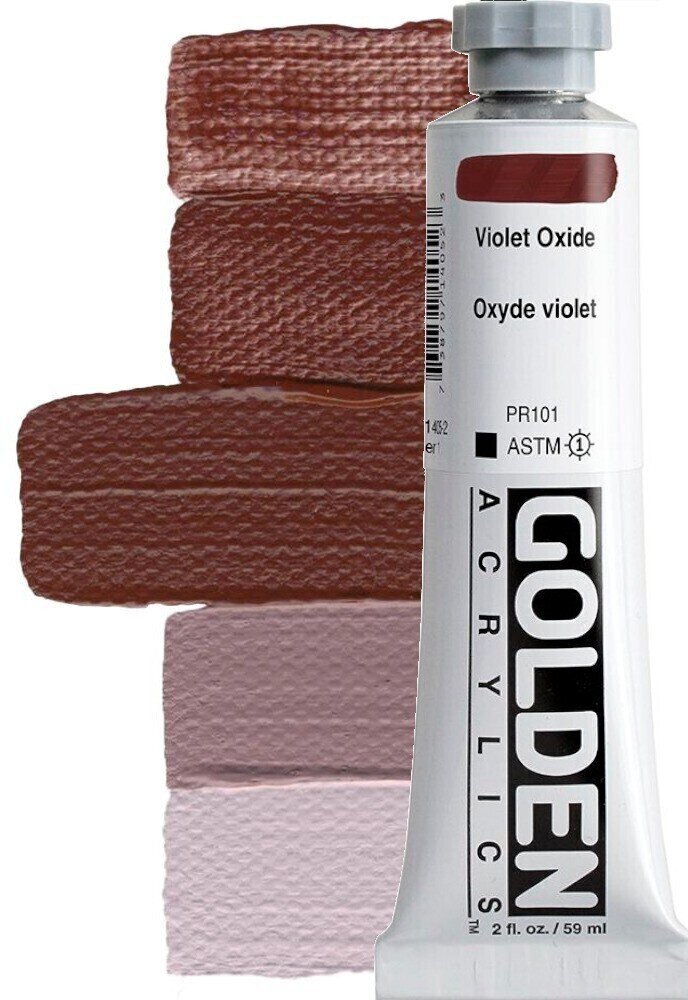Akrilna barva Golden Artist Colors Heavy Body Akrilna barva Violet Oxide 59 ml 1 kos