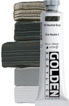 Akrilna boja Golden Artist Colors Heavy Body Akrilna boja N2 Neutral Gray 59 ml 1 kom - 1