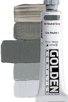 Akrylová barva Golden Artist Colors Heavy Body Akrylová barva N4 Neutral Gray 59 ml 1 ks - 1