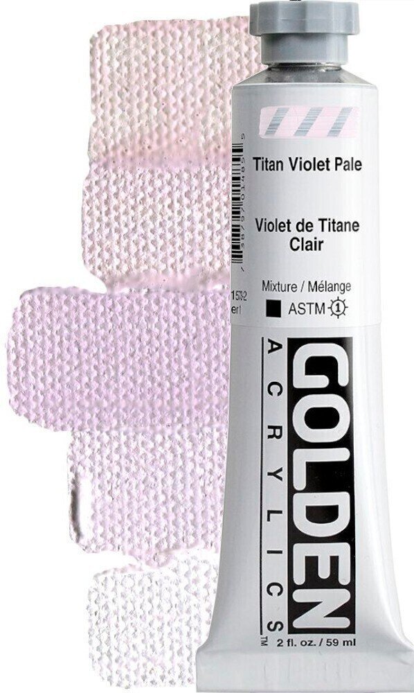 Akrylová barva Golden Artist Colors Heavy Body Akrylová barva Titaan Violet Pale 59 ml 1 ks