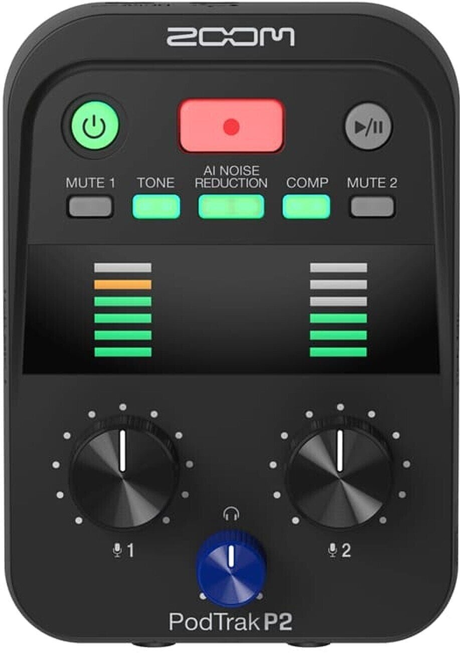 Portable Digital Recorder Zoom PodTrak P2 Portable Digital Recorder