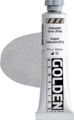Akrilna boja Golden Artist Colors Heavy Body Akrilna boja Iridescent Silver (Fin) 59 ml 1 kom