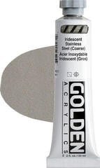 Akrylová barva Golden Artist Colors Heavy Body Akrylová barva Iridescent Stainless Steel (Coarse) 59 ml 1 ks