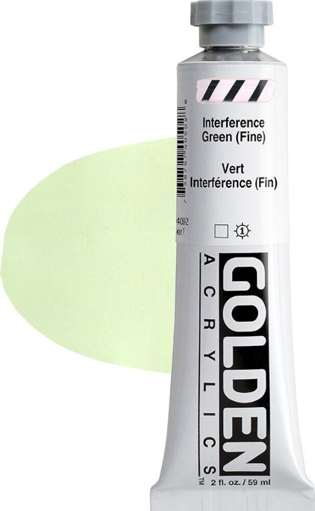 Acrylic Paint Golden Artist Colors Heavy Body Acrylic Paint Interference Green (Fin) 59 ml 1 pc