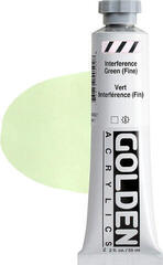 Akrilna barva Golden Artist Colors Heavy Body Akrilna barva Interference Green (Fin) 59 ml 1 kos