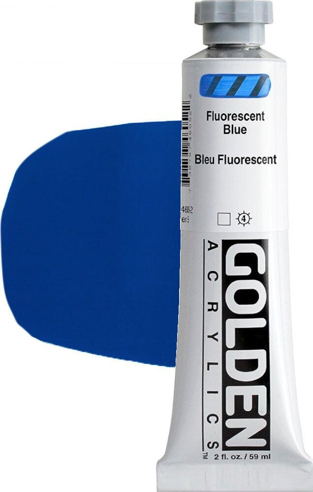 Golden Artist Colors Heavy Body Akrylová farba Fluorescent Blue 59 ml 1 ks