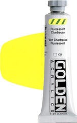 Culoare acrilică Golden Artist Colors Heavy Body Vopsea acrilică Fluorescent Chartreuse 59 ml 1 buc.